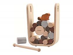 Настольная игра деревянная - Бобёр и брёвнышко (Plan Toys, 4627k) - миниатюра